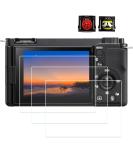 Sony Alpha ZV-E10 Screen Protector - 3 Pack Tempered Glass Film Cover | PCTC 0.3mm Anti-Scratch Anti-Fingerprint | Easy Install & Hot Shoe Cap Included - Buy Online on GoSupps.com