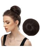 SARLA Dark Brown Hair Buns Extension Drawstring Updo Donut Chignon Straight Synthetic Fake Ballet Bun for Women Girls Lady - Buy Online on GoSupps.com