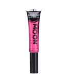 Moon Glow Neon UV Hair Colour Streaks in Intense Pink - Temporary Hair Mascara | Glows under UV Light - Buy Online on GoSupps.com