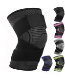 Adjustable Knee Support Brace 1 pack Compression Knee Sleeves for Men Women Use for Meniscus Tear Arthritis Tendinitis Ligament Injury Weight Lifting Anti Slip Knee Brace (Black Medium) Black Medium - Buy Online on GoSupps.com