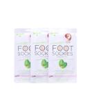 SpaLife Spearmint & Tea Tree Oil Foot Sockies - 3 Ct - Buy Online on GoSupps.com