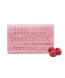 Australian Botanical Goats Milk Soap with Raspberry 6.6 oz | Shea Butter Enriched | All Skin Types | 1 Count - Buy Online on GoSupps.com
