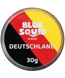 Blue Squid Pro Face & Body Paint - Black Red Yellow Split (30g) | Ideal for Adults Kids Carnival & SFX - Buy Online on GoSupps.com
