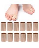 12 Pcs Gel-Lined Toe Sleeves for Corn and Callus Relief - Toe Cushion Protectors - Buy Online on GoSupps.com