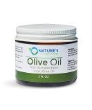 Nature's Salves and Soaps Fully Ozonated 100% Organic Cold Pressed Extra Virgin Olive Oil. Holistic, Homeopathic, Natural, Dental, Skin, Hair - 2 Oz - * Glass Jar * - Buy Online on GoSupps.com