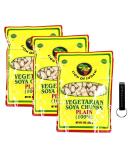 Vegetarian Soya (Soy) Chunks by Lion of Judah - Pack of 3 Sealed with ODatzGood Keychain Bottle Opener - Pack of 2 - Buy Online on GoSupps.com
