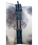 HKM Lunging Girth Canvas with Double Handle - Navy/Sky Blue Pony - Shop Now for International Shipping - Buy Online on GoSupps.com