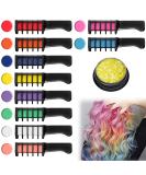 10 Colors Set Hair Chalk for Kids | Washable Temporary Hair Color | Perfect for Carnival Halloween Christmas & Parties - Buy Online on GoSupps.com