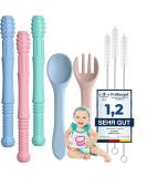 Okonkn Baby Bite Tube & Dental Aid Set - 5 BPA-Free Silicone Accessories for Boys & Girls 3+ Months - Buy Online on GoSupps.com