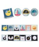 Black & White High Contrast Baby Activity Book for Newborns | Infant Sensory Toys | Soft Cloth Book for Tummy Time | Textured Fabric & Crinkling Shapes | 0-12 Months - Buy Online on GoSupps.com