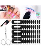 Saviland 100PCS Nail Polish Protector - 99.99% UV Cuticle Protector for Perfect French Tip & Nail Art - Peel Off U-Shaped Nail Tape - Buy Online on GoSupps.com