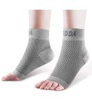 Plantar Fasciitis Socks with Arch Support - Grey (2 Pairs) | Pain Relief Compression Sleeves for Arthritis | Sports Ankle Supports for Men and Women - Buy Online on GoSupps.com