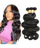10A Grade Brazilian Virgin Body Wave Human Hair Bundles - 10 12 14 Inches - Buy Online on GoSupps.com