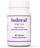 Optimox Iodoral IOD 12.5 High Potency Iodine/Potassium Iodide - 90 Tablets - Buy Online on GoSupps.com