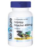 Fair & Pure Green-Lipped Mussel 400mg with Ginger Yucca & Vitamin E - High Dosage 180 Capsules from New Zealand | International Shipping Available - Buy Online on GoSupps.com