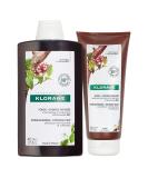 Klorane Strengthening Shampoo for Thinning Hair - Quinine and Edelweiss Formula - 13.5 Fl Oz - Men and Women - Paraben, Silicone, and Sulfate Free - Strong Hair Essentials - Buy Online on GoSupps.com