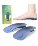 Plantar Fasciitis Arch Support Insoles - Welnove 3/4 Length Heel Pain Relief Inserts for Women | Ideal for Flat Feet Walking & Standing All Day - Buy Online on GoSupps.com