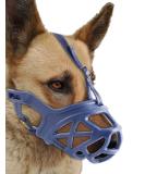 Mayerzon Breathable Dog Muzzle for Small Medium & Large Dogs - Prevents Biting Barking & Chewing - Ideal for Aggressive Dogs - Medium Blue - Buy Online on GoSupps.com