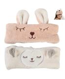 Buy Spa Headband for Women - Pink Elastic Hair Band for Makeup & Facial Care | 2 Pack - Buy Online on GoSupps.com