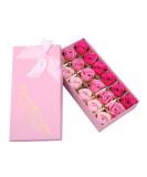 Rotumaty 18 PCS Floral Scented Bath Soap Rose Flower Petals Plant Essential Oil Rose Soap Set Best Gifts for Her Women Girls Mom Lover Birthday Valentine Christmas (Pink) 1.6x1.6 Inch (Pack of 18) - Buy Online on GoSupps.com