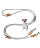 Leitengr n Light Dog Leash for Small Dogs | 3M Adjustable with 2 Carabiners | Lightweight Devon Model in Light Gray - Perfect for International Shipping - Buy Online on GoSupps.com