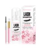 Premium Eyelash Shampoo Foam Cleanser with Brush - 100ml for Extensions | At Home & Salon Use - Buy Online on GoSupps.com