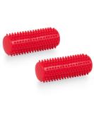 Buy Hedgehog Massage Roller Set of 2 - Knobbed Roller Ball (Red) for Pain Relief & Relaxation - Buy Online on GoSupps.com
