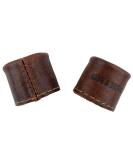 Hide & Drink Leather Ring Thimble (2 Pack) Finger Protector Sewing Thimble Hand Applique & EPP Sewing Leather Quilting Embroidery Handmade Includes 101 Year Warranty :: Bourbon Brown - Buy Online on GoSupps.com