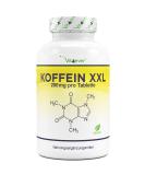 High-Dose Vegan Caffeine Tablets 200mg - 500 Tablets - Lab-Tested Purity - No Additives - Premium Quality - Buy Online on GoSupps.com
