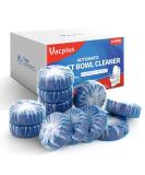 Vacplus Automatic Toilet Bowl Cleaner Tablets, Bathroom Toilet Tank Cleaner (12 PACK), VA-T165 12 Count (Pack of 1) - Buy Online on GoSupps.com