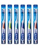 Oral-B CrossAction Compact Toothbrush 23 Soft - Pack of 6 | Assorted Colors - Buy Online on GoSupps.com