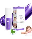 Geruike Purple Toothpaste for Whitening & Stain Removal - 30ml | Bleach Teeth Repair Gums White Teeth Solution - Buy Online on GoSupps.com
