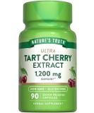 Nature's Truth Tart Cherry Extract Capsules | 1200 mg Non-GMO & Gluten Free | 90 Count Dietary Supplement - Buy Online on GoSupps.com