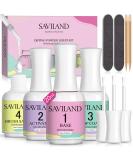 Saviland 20ml Dip Powder Liquid Set - 11pcs Large Capacity Dip Powder Base Activator and Top Coat Brush Saver for Dip Powder Nail Kit, No Need Curing, Best Gift for Nail Salon and Nail Beginners A- 4 PCS Dip Powder Liquid Set - Buy Online on GoSupps.com