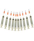 Creative Hobbies 5ml Glue Applicator Syringe with 15 Gauge Precision Tip - Pack of 10 - Buy Online on GoSupps.com