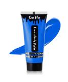 Go Ho Blue Cream Face Body Paint - Water-Based Makeup Kit for Kids Parties, Cosplay, Halloween - 2.37oz - Buy Online on GoSupps.com