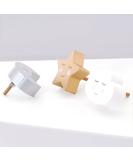 Smiling Cloud Moon & Star Decorative Drawer Knobs for Kids Room - Set of 3 - International Shipping - Buy Online on GoSupps.com