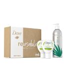 Dove Cucumber Body Wash Aluminum Reusable Bottle & Concentrate Refill Starter Kit (2x) for Soft Skin & Lasting Nourishment - 3 Piece Set - Buy Online on GoSupps.com