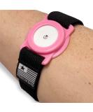 Adjustable Flex Band for Freestyle Libre 1 & 2 - 4-18 Inch Transmitter Protection Sensor Cover - No Adhesive Patches - Pink Bubble Gum - Buy Online on GoSupps.com