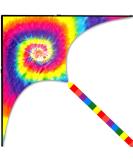 HENGDA KITE Colorful Vortex Kite - Easy to Fly, Durable Fabric, Great for Kids & Adults - Ideal for Beach, Park, Square - Perfect Gift (31.5x63) - Buy Online on GoSupps.com