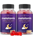 Melatonin Gummies for Kids & Adults | Natural Sleep Aid | Vegan Berry Flavor | 120 Gummies | 2.5mg, 5mg, or 10mg Dose | Drug-Free & Non-Habit Forming | 2-Pack - Buy Online on GoSupps.com