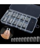 100 Pcs Clear False Nail Tips with Storage Case-Full Cover Coffin Nails in 10 Sizes for Nail Salons and DIY Nail Art-Long Lasting and Durable Artificial Fingernails for Glamorous Looks (Square Clear) 1 count (Pack of 1) Clear - Buy Online on GoSupps.com