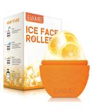 Buy Ice Roller & Silicone Egg Shape Ice Mold - Soothing Face Massager for Puffy Eyes & Skin Tightening - Reusable Facial Treatment Tool (Orange - Buy Online on GoSupps.com