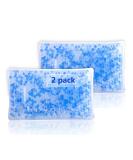 Reusable Gel Ice Packs (2 Pack) Hot & Cold Therapy for Injuries, Swelling, Pain Relief - Shoulder, Knee, Back, Ankle, Neck, Hip, Wisdom Tooth - Blue - Buy Online on GoSupps.com