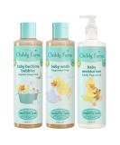 Childs Farm Baby Regime Bundle: Baby Moisturiser, Baby Wash & Baby Bubbles 250ml - Suitable for Newborns with Dry, Sensitive & Eczema-Prone Skin - Buy Online on GoSupps.com