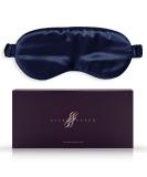 SILKSLEEK 22 Momme Pure Mulberry Silk Eye Mask for Sleeping in Navy Blue - Super Soft & Comfortable Sleep Mask with 100% Pure Silk Filling - Travel Essentials - Gift Box Included - Buy Online on GoSupps.com