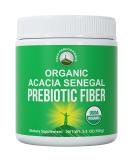 Organic Acacia Senegal Prebiotic Fiber Powder. USDA Organic Plant Based Vegan Prebiotics Supplement for Gut Health. with Digestive Enzymes for Digestion, Roughage Without Bloating, Gas - Buy Online on GoSupps.com