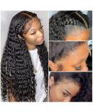 Mongolian Deep Curly HD Transparent Lace Front Wig 24 Inch - Pre Plucked, Full & Thick | 13x6 Lace Front Human Hair Wig for Black Women - Buy Online on GoSupps.com