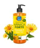 100% Arnika Jelly - Arnica Gel Concentrate for Muscle & Joint Pain Relief | Skincare for Bruises Tension & Injuries | 200ml Pump Bottle - Buy Online on GoSupps.com