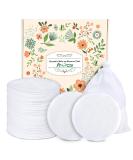 ProCIV Reusable Makeup Remover Cotton Pads 18-Pack - Organic Bamboo, Washable, Eco-Friendly, for All Skin Types - Includes Laundry Bag - Woman's Gift - Buy Online on GoSupps.com